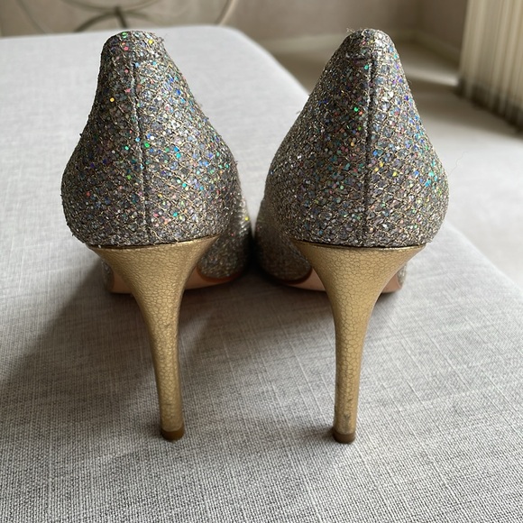 Enzo Angiolini crystal peep toe pump size 9 - Picture 4 of 12